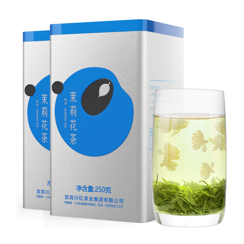 签到+淘金币！林湖茉莉花茶罐装500g