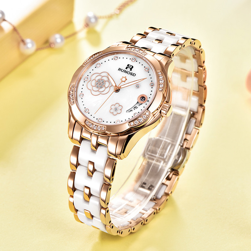 斯诺威登名牌女士正品简约机械表 runosd斯诺威登忆武国产腕表