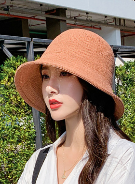 女日系渔夫帽韩国防晒帽文艺帽子