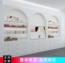 Beauty-A cabinet Cosmetics Display Case cabinet Nail Polish Storage Cabinet Beauty Salon Dressers custom baking lacquered cupboards