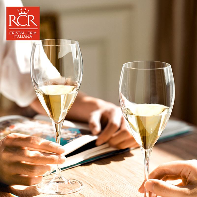 意大利RCR白葡萄酒杯家用高档红酒杯套装雷司令水晶玻璃高脚杯,淘宝优惠券,粉丝福利购,淘宝优惠卷