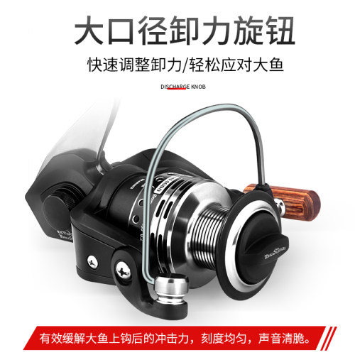 德岛HF渔轮全金属支架鱼线轮海竿矶钓轮远投纺车轮海钓鱼轮渔线轮 - 图2
