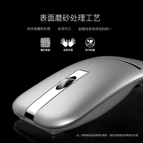 Складная ультратонкая мышка, беззвучный перезаряжаемый ноутбук с зарядкой, bluetooth