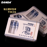 Квартет Фильтрация SD-918 Портативный ползунок Санда Трех-да-синий и белый фарфоровый одноразовый заброшенный держатель сигарет