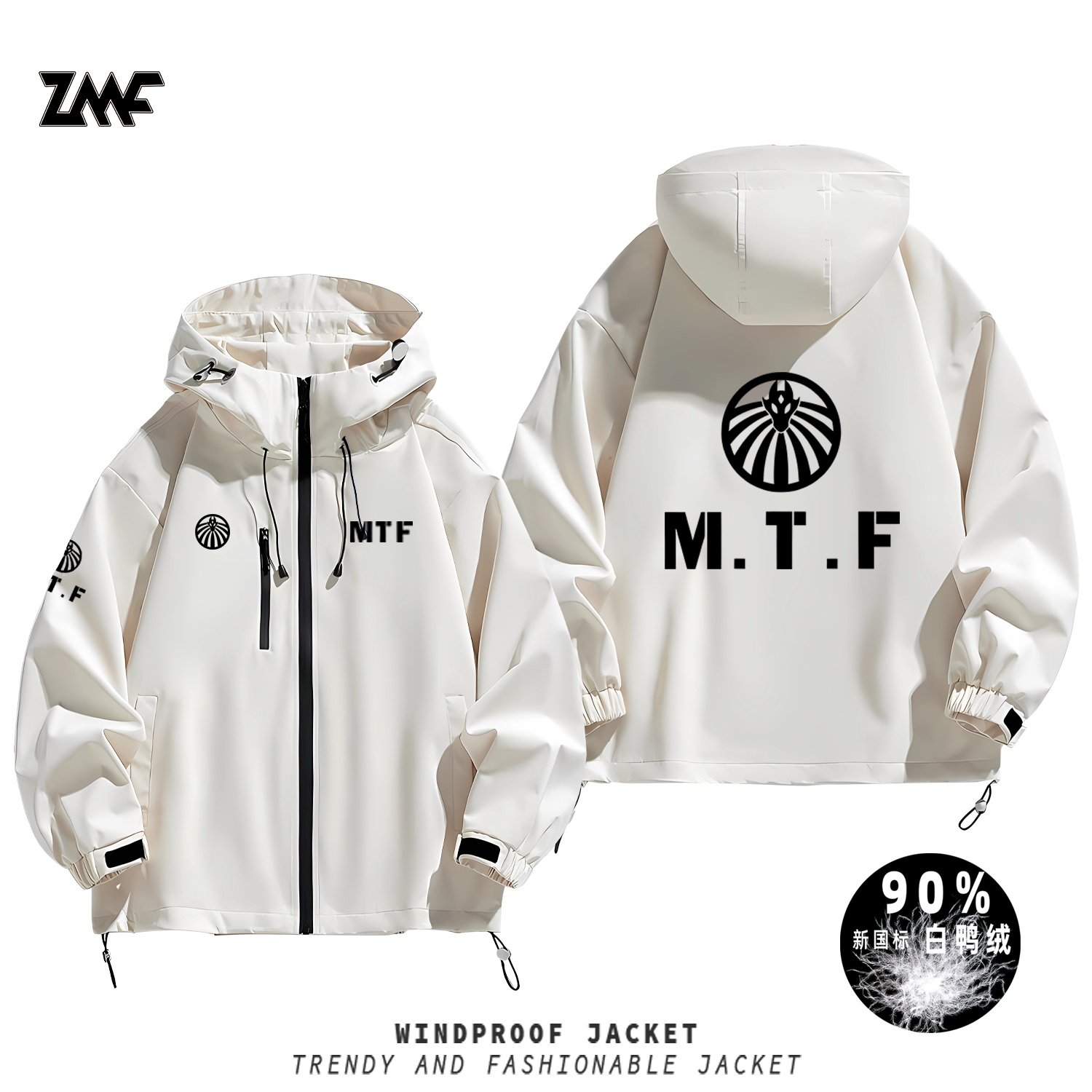 MTF机动特遣队SCP基金会虚拟组织周边可定制石墨烯羽绒保暖冲锋衣 - 图0