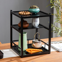 Desktop Dolboloft Small Gongfu Tea Display exhibition Show Home containing layer Shelf Easy multilayer shelve Multi-treasure chest