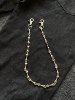 Be careful with cuffs, cleanfit American retro bone pants chain, electroplated metal, Ami khaki simple accessories