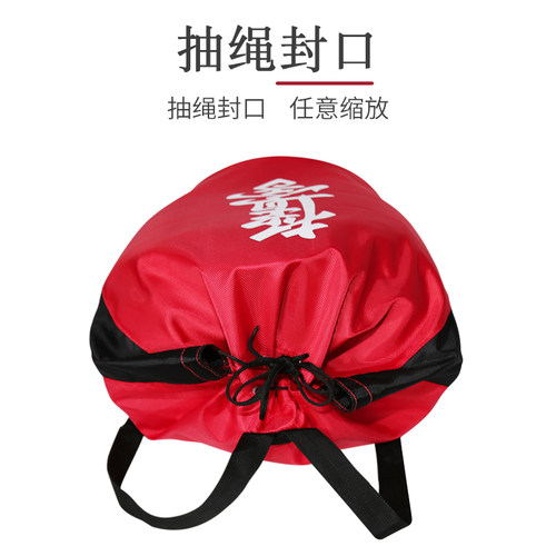 极真会空手道护具包 拳击散打成人儿童背包 武术双肩包训练装备 - 图1