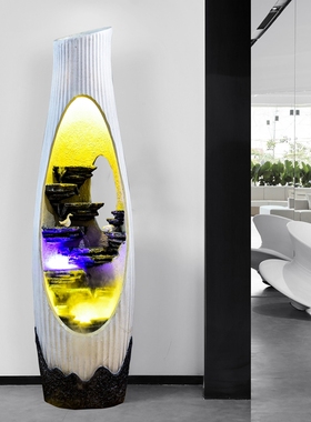 简约现代家客厅雾化加湿流水摆件