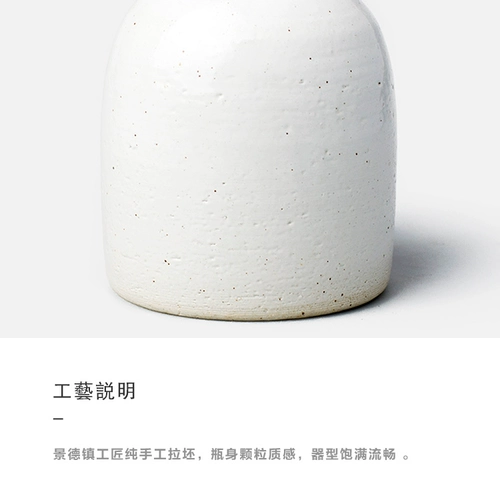 Керамический современный декор в форме цветка для гостиной, маленькая вазочка, простой и элегантный дизайн