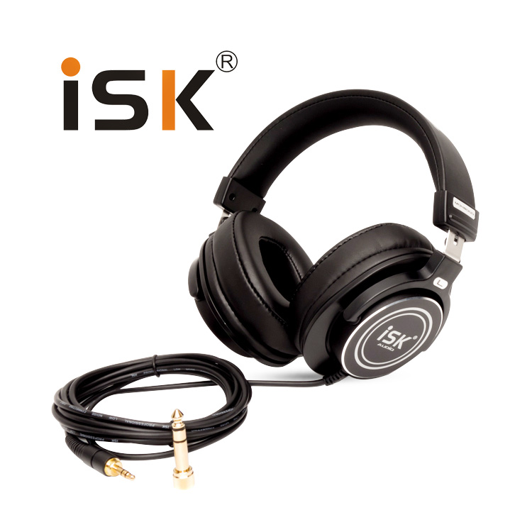 ISK MDH9000专业头戴压耳式耳机 电脑监听耳机全封闭式音乐耳机 - 图0