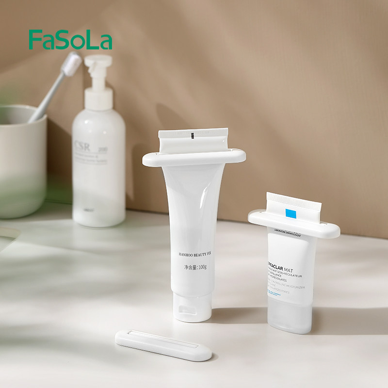 FaSoLa挤牙膏器牙膏夹子懒人洗面奶护手霜挤压器家用手动卷压器,淘宝优惠券,粉丝福利购,淘宝优惠卷