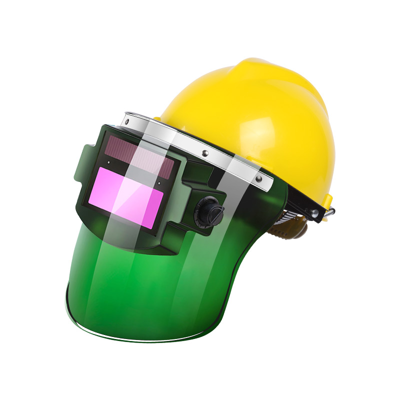 带安全帽配自动变色变光电焊面罩焊工焊帽烧氩弧焊防护罩 - 图3