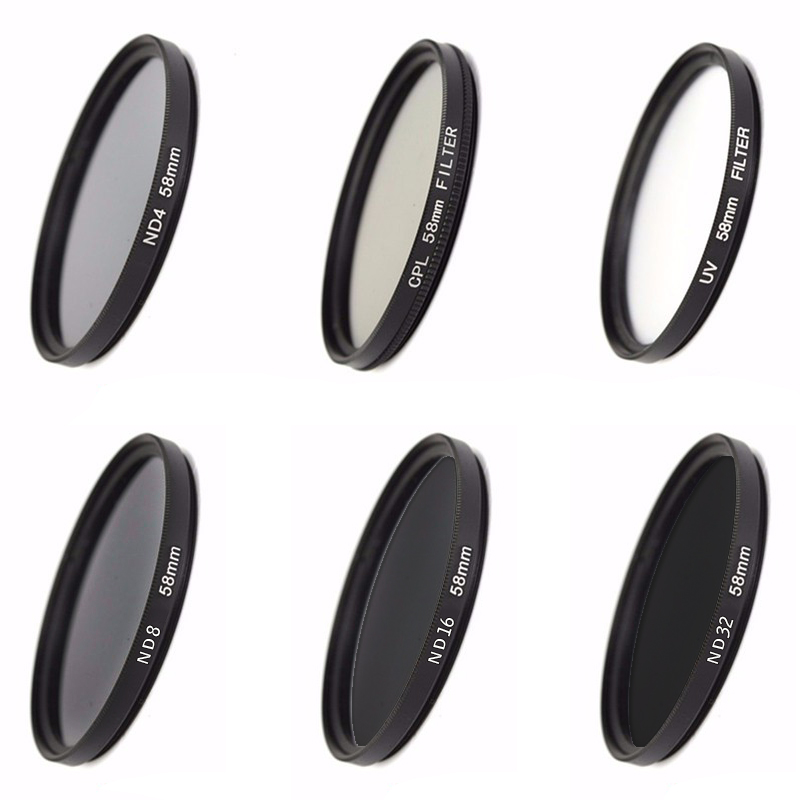 滤镜套装单反58 77mm中灰镜nd减光镜uv镜cpl镜适用于佳能尼康索尼 - 图3