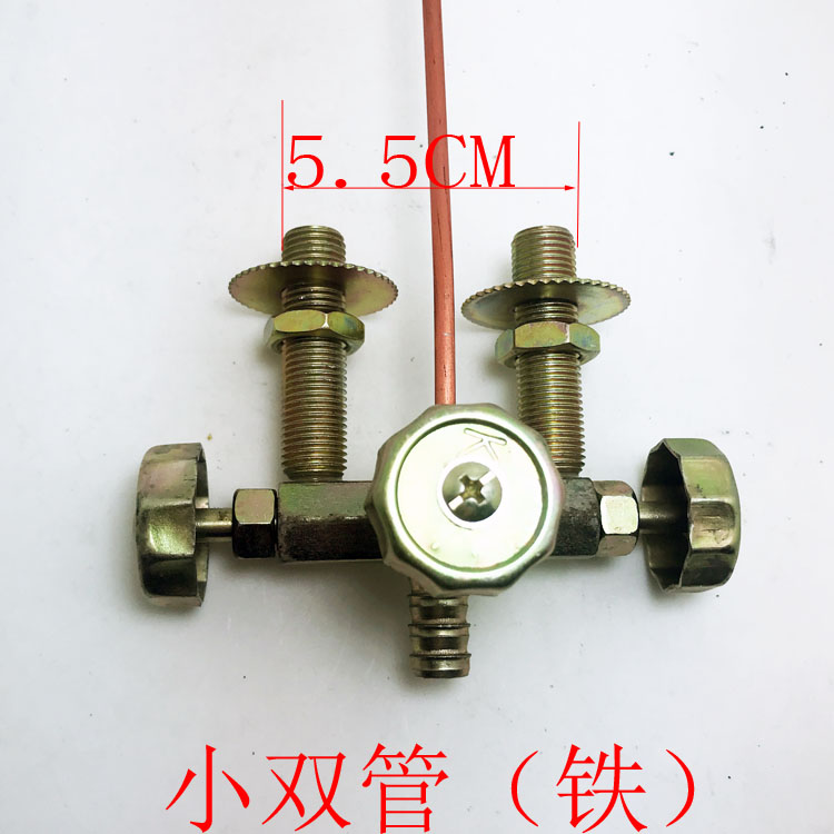 包邮猛火灶配件用大号双管猛火灶总成煤气灶总成液化气开关配件-图2