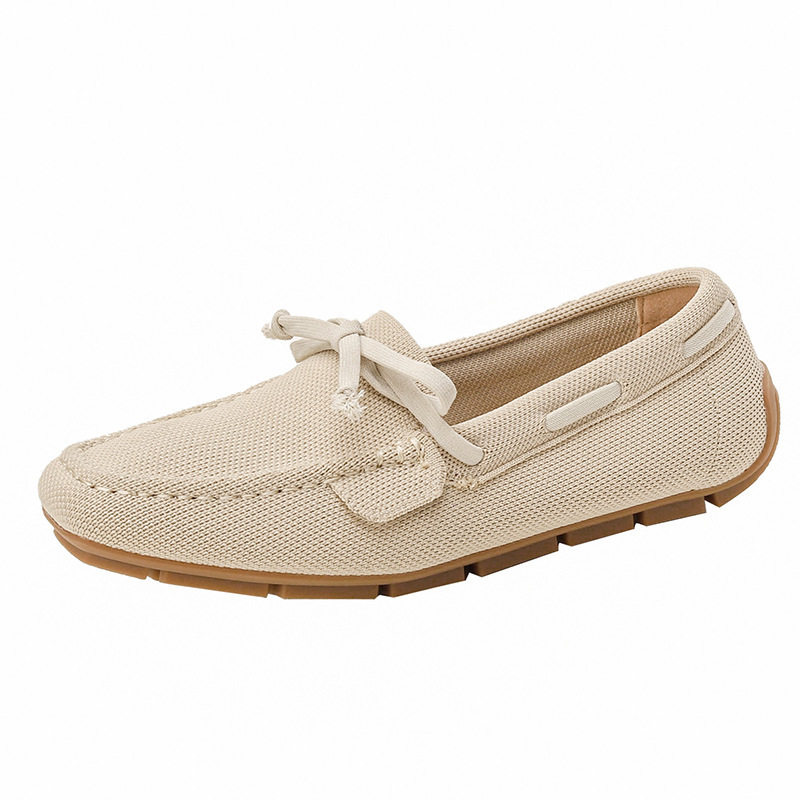 王妃鞋飞织平底方头单鞋针织编织外贸大码女鞋41豆豆鞋43软底透气,淘宝优惠券,粉丝福利购,淘宝优惠卷