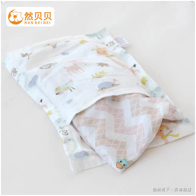 婴儿枕头宝宝纯棉纱布枕新生儿定型枕黍子填充四季通用夏季0-1岁,淘宝优惠券,粉丝福利购,淘宝优惠卷