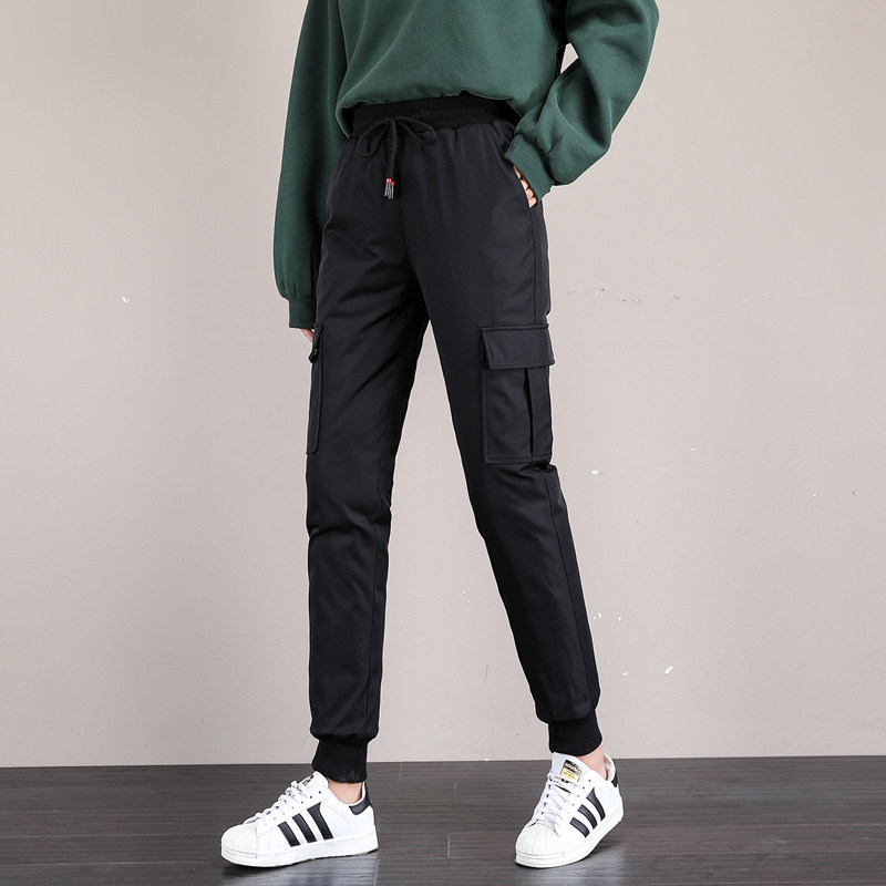 雅鹿冬季外穿显瘦修身休闲羽绒裤 热点服饰棉裤/羽绒裤