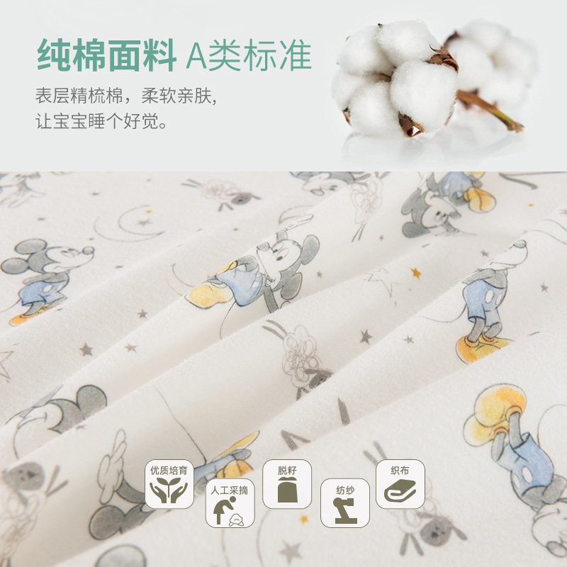 迪士尼宝宝纯棉1.8 m大号隔尿垫 贝比母婴隔尿床垫