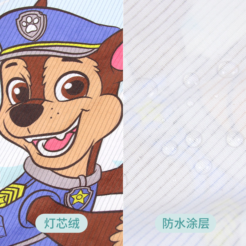 汪汪队儿童罩衣灯芯绒防水围兜吃饭围裙幼儿园反穿衣秋冬季防脏衣,淘宝优惠券,粉丝福利购,淘宝优惠卷