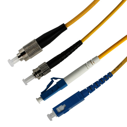 GRIS 2条一对LC转LC光纤尾纤跳线Fiber jumper wire单模单芯光纤跳线3米视频光端机收发器SC光电连接线FC多模 - 图3