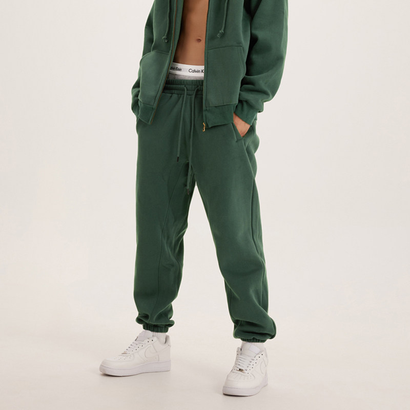 345G重磅加绒卫裤男潮牌高街百搭宽松休闲裤束脚运动裤秋冬长裤子,淘宝优惠券,粉丝福利购,淘宝优惠卷