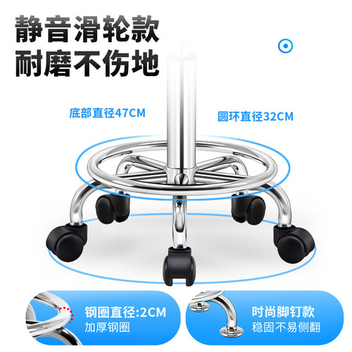电脑椅家用书桌宿舍升降座椅卧室学习久坐写字小凳子靠背办公椅子 - 图1