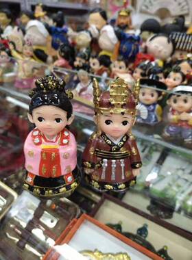 摆设朝鲜韩服延边旅游长白山摆件