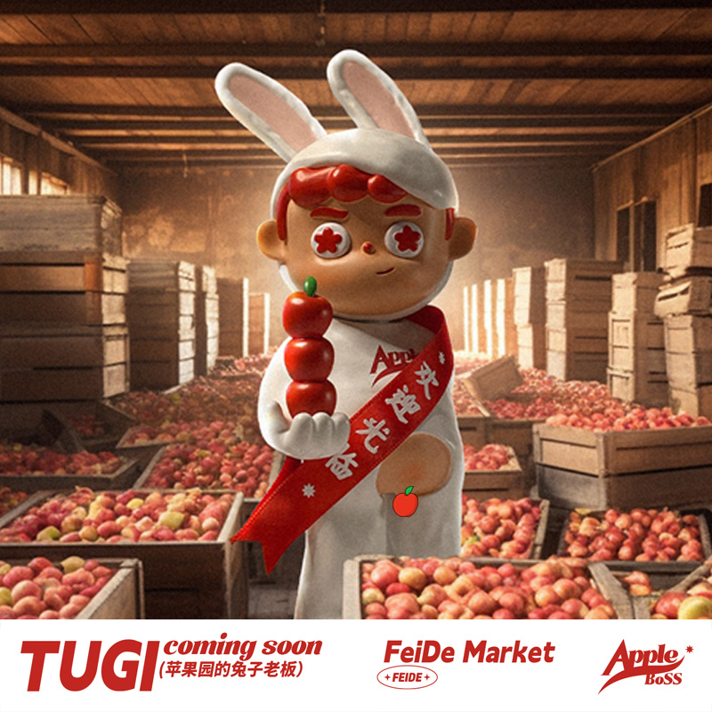 FeiDe Market 授权IP-TUGI | “苹果园的兔子老板”适用苹果iPhone14promax韩国二合一菲林壳13/12promax - 图0