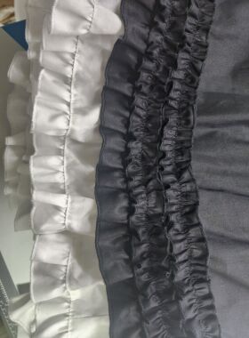 【王妍与夏季】棉荷叶边多层加长裙开衫底配裙 各种颜色定制款