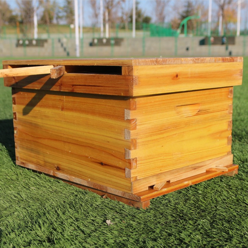 中蜂蜂箱全套蜜蜂诱蜂箱十框七框标准土蜂箱意蜂蜂桶养蜂专用工具