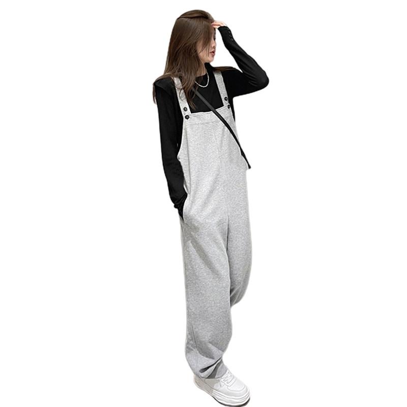 加肥大码孕妇背带裤春秋季休闲长裤遮肚裤子时尚显瘦吊带裤300斤,淘宝优惠券,粉丝福利购,淘宝优惠卷