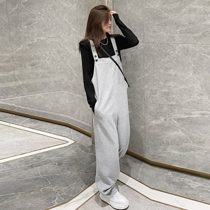 加肥大码孕妇背带裤春秋季休闲长裤遮肚裤子时尚显瘦吊带裤300斤,淘宝优惠券,粉丝福利购,淘宝优惠卷