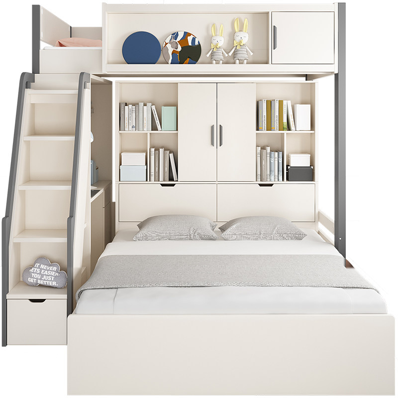 双人床上下铺床大人家用高低床小户型儿童两层双层床交错式子母床,淘宝优惠券,粉丝福利购,淘宝优惠卷