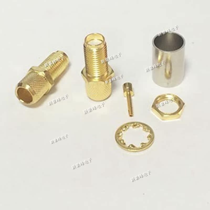 SMA母头接SYV50-5 5DFB RG6 RG304 LMR300 7MM GPS GSM粗射频馈线 - 图3