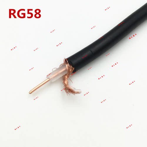 UHF-J PL259 M公转SMA-KY母外螺内孔全铜RG58 50-3射频RF连接线 - 图2
