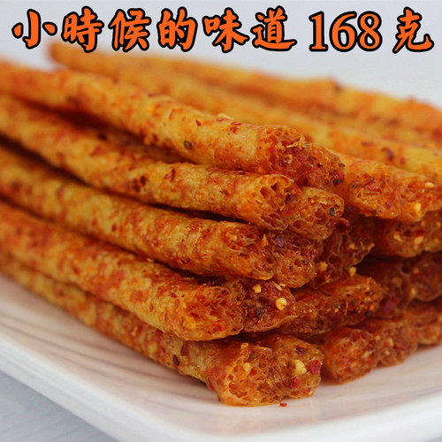 玉峰辣条双胞胎老式麻辣条80后儿时怀旧小吃零食面筋美食湖南特产 - 图0