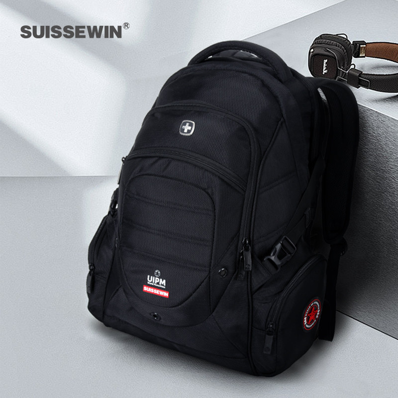 祥兴SUISSEWIN背包38升大容量商务休闲旅行学生多隔层电脑包9851,淘宝优惠券,粉丝福利购,淘宝优惠卷