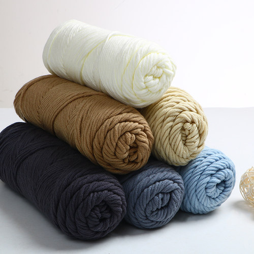 帽子diy手工材料包宝宝编织奶嘴帽专用线冬天婴儿毛线8情人棉儿童 - 图3