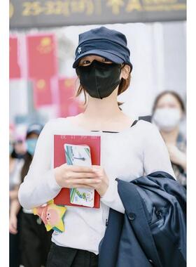 正品Rest & Recreation韩国鞠婧祎同款报童画家堆堆帽女