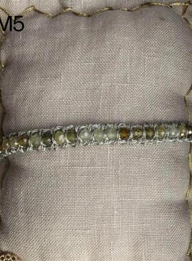 yigenanaya同款    Tress Bracelet宝石编织手錬