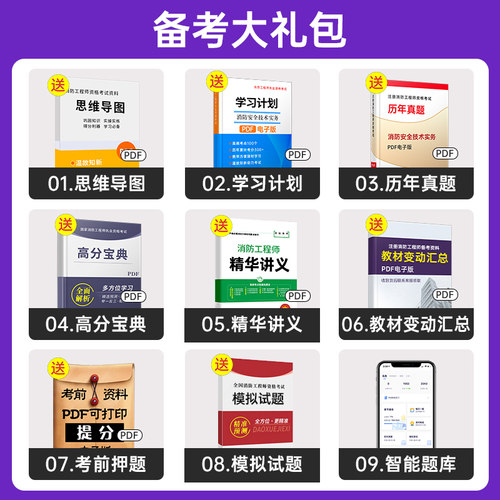 一级注册消防师工程师备考2026年强化通关核心速记学霸笔记口袋书教材讲义网课题库真题试卷二消证安全技术实务案例分析官方教材 - 图0