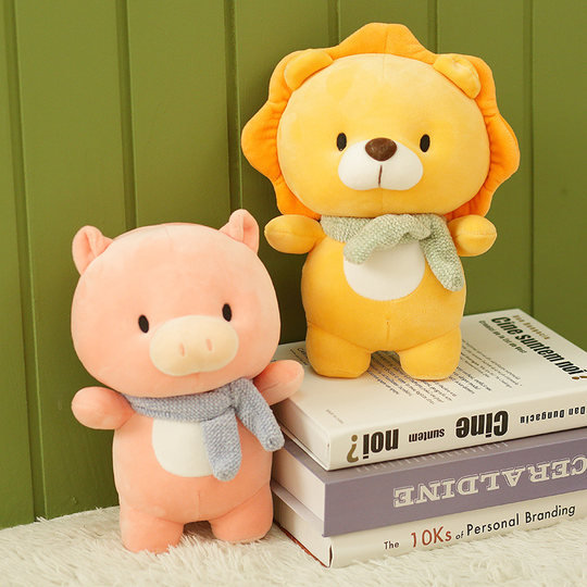 Mignon petit dinosaure poupée en peluche jouet enfants lion poupée poupée rag de poupée