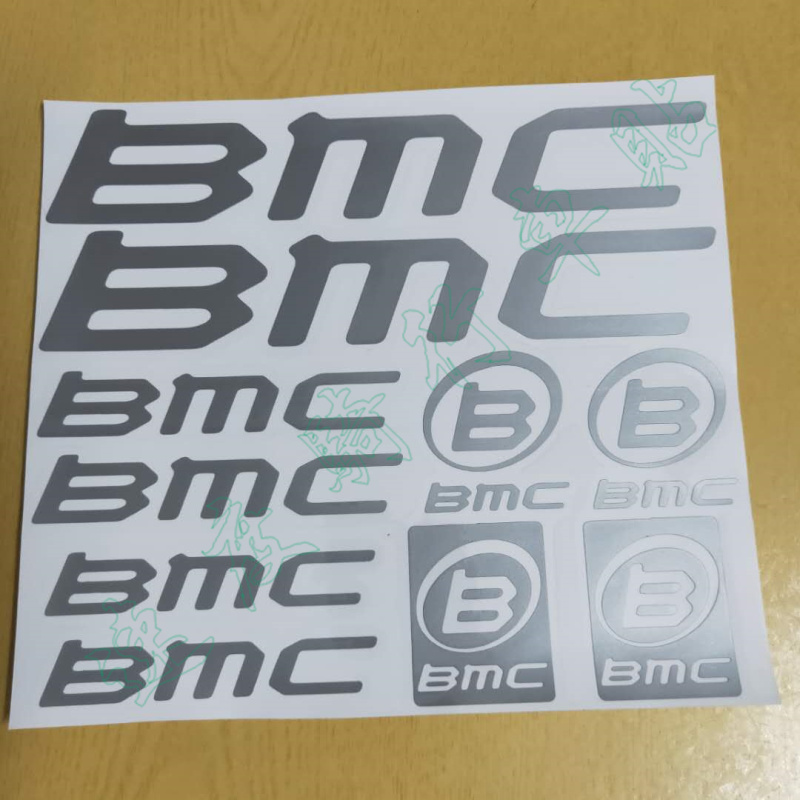 自行车贴纸 公路车山地车车架贴纸 BMC diy个性车架贴纸