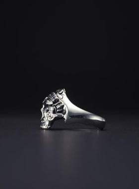 Cootie  Skull Ring骷髅戒指饰品银