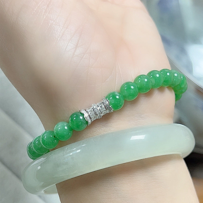 珠链扣18K白金镶嵌钻石珍珠项链金扣头螺丝连接扣翡翠珠AU750搭扣,淘宝优惠券,粉丝福利购,淘宝优惠卷