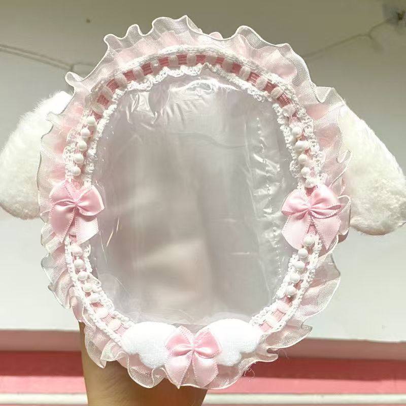 高颜值棉花娃娃遛娃包外出玩偶收纳包10cm书包挂饰pvc透明diy装饰,淘宝优惠券,粉丝福利购,淘宝优惠卷