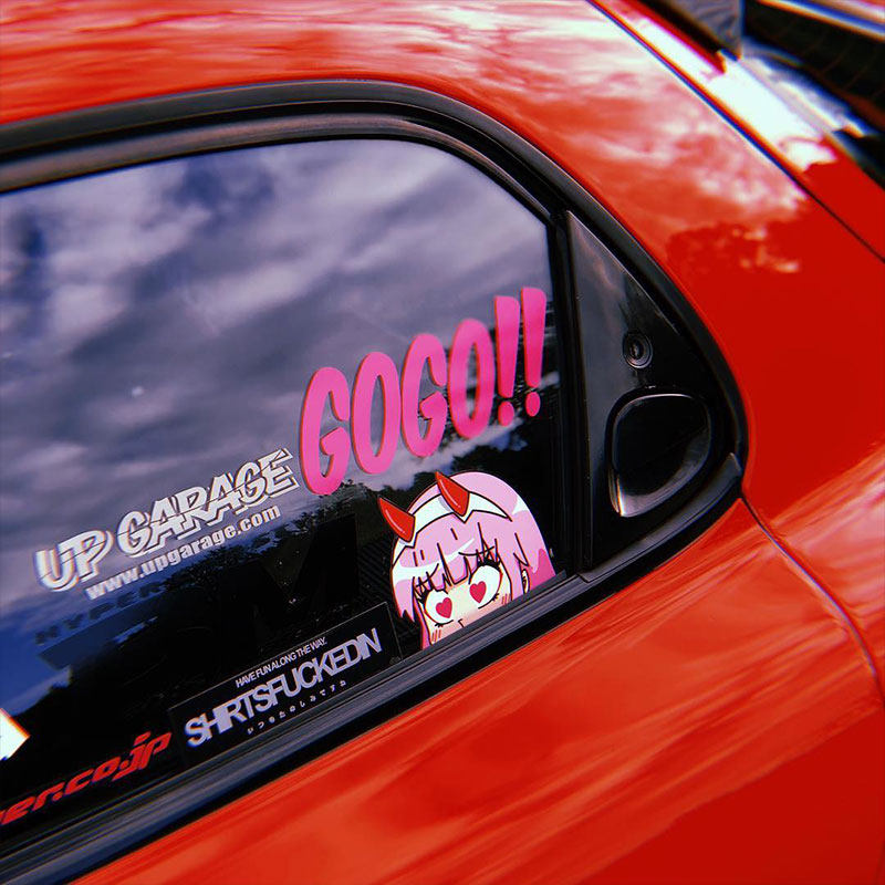 GOGO车贴个性文字贴可爱装饰车窗贴汽车电动车摩托车贴粉车身贴,淘宝优惠券,粉丝福利购,淘宝优惠卷