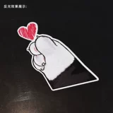 Водонепроницаемая светоотражающая мультяшная оконная наклейка, электромобиль