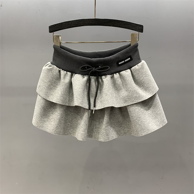 High waist short skirt, cake skirt, anti-exposure puffy skirt